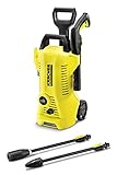 Kärcher K 2 Nettoyeur haute pression (1400 W, 110 bars, 360 l/h), Noir/jaune, K 2 Premium Full Control 1400 wattsW