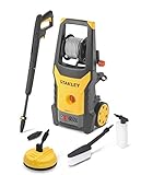 Stanley SXPW17HPE Nettoyeur Haute Pression avec Patio Cleaner et Brosse Fixe (1700 W, 130 Bars, 420 l/h)